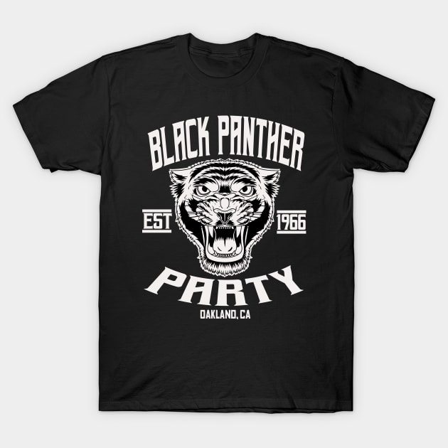 Black Panther Party Logo T-Shirt by Noseking